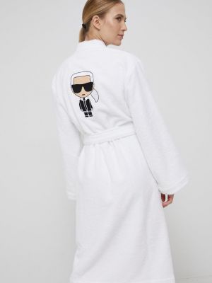Kopalni plašč Karl Lagerfeld bela