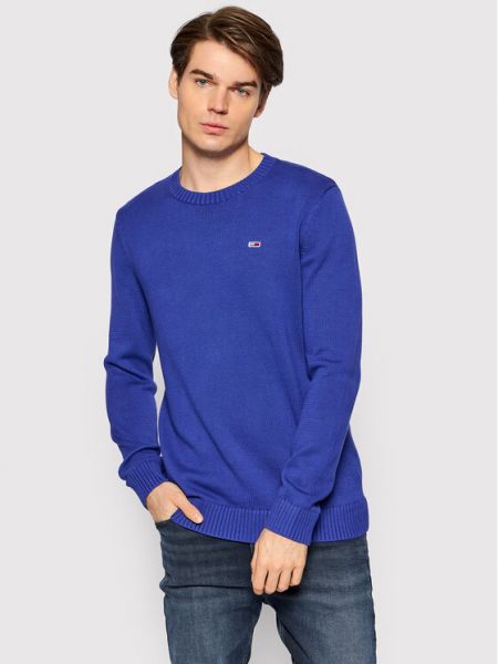 Sweter Tommy Jeans, fioletowy