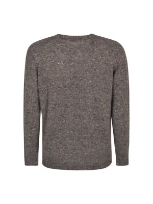 Sweter z okrągłym dekoltem Drumohr brązowy