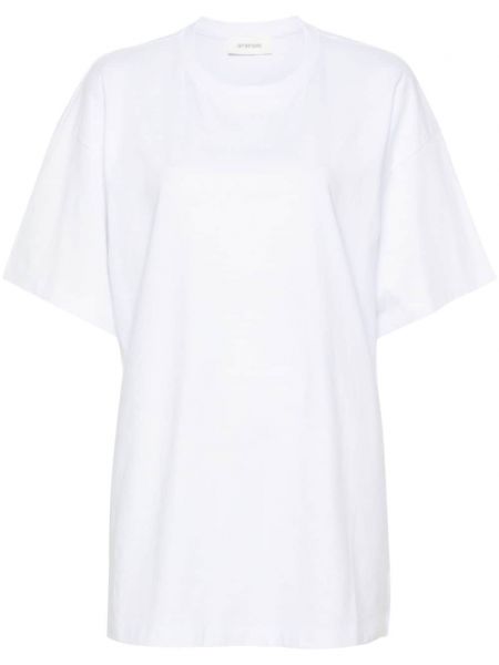 Bombažna majica Sportmax bela