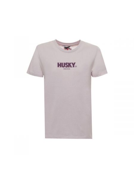 Koszulka z krótkim rękawem Husky różowa
