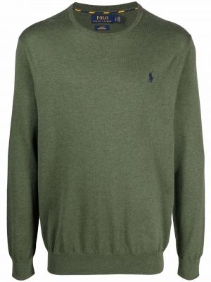 Jersey con bordado de tela jersey Polo Ralph Lauren verde