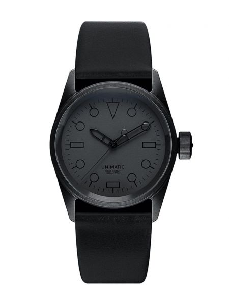 Armbanduhr Unimatic schwarz