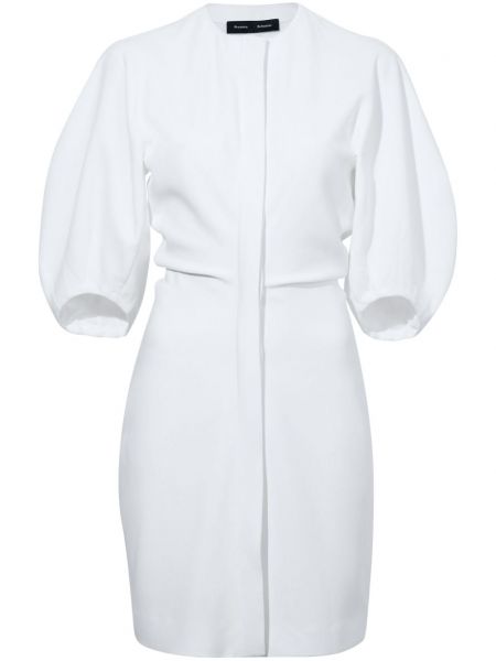 Krepové šaty Proenza Schouler bílé