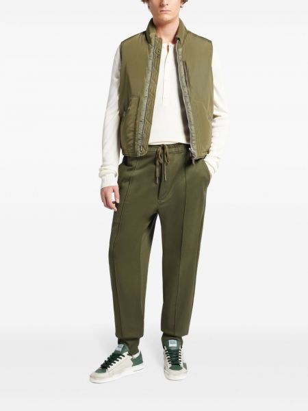 Spodnie sportowe z dżerseju Tom Ford zielone