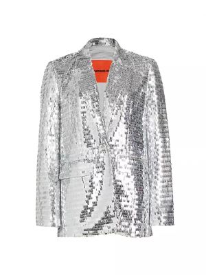 Куртка Lennox с пайетками Simon Miller, satellite silver
