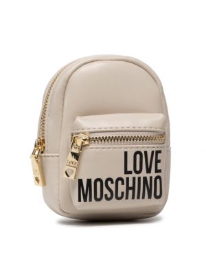Prívesok Love Moschino béžová