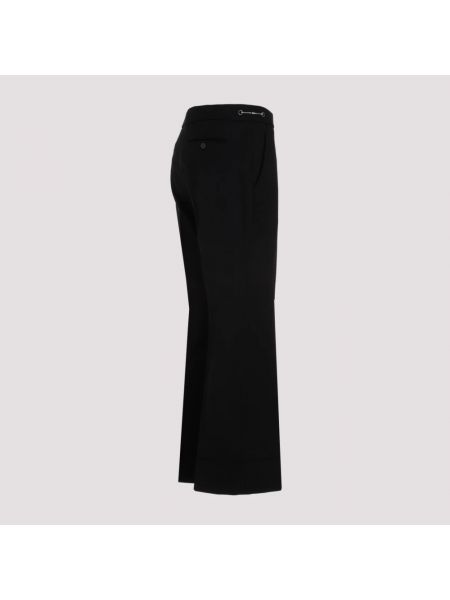 Pantalones ajustados de lana Gucci negro