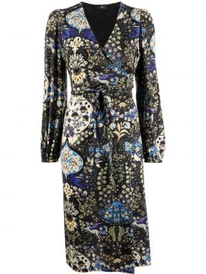 Trykt floral dress Etro svart