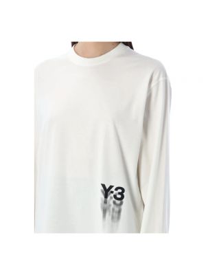 Camiseta de manga larga Y-3 blanco