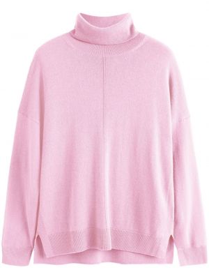 Μάλλινος πουλόβερ Chinti & Parker ροζ