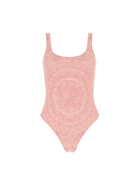 Einteiliger badeanzug Versace pink