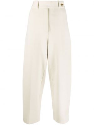 Pantaloni a vita alta Aeron bianco