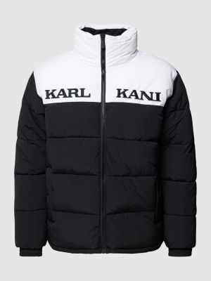 Czarna pikowana kurtka Karl Kani