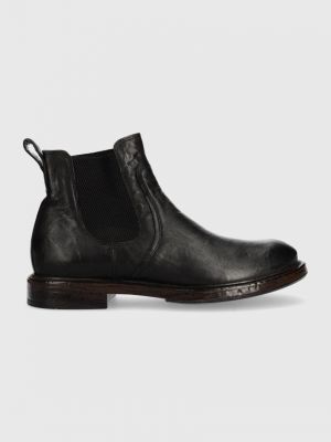 Kožené kotníkové boty Charles Footwear černé