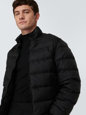 Jacquard jakna Versace crna