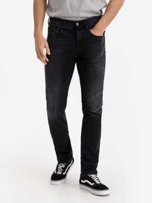 Straight jeans Replay schwarz