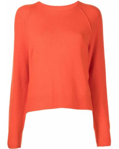Pletený svetr Apparis oranžový