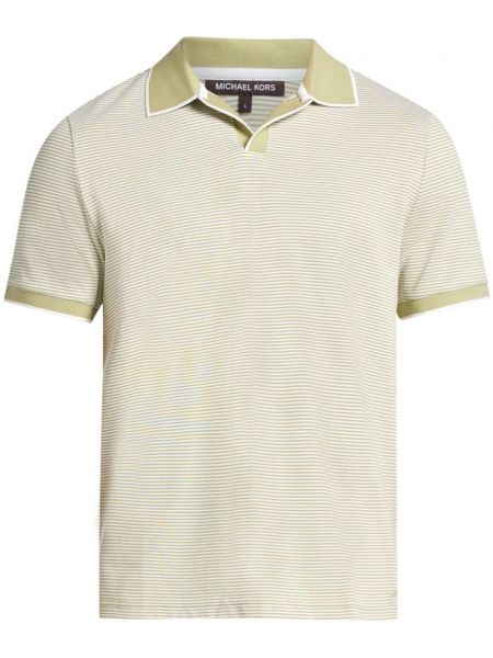 Stribet poloshirt Michael Kors grøn