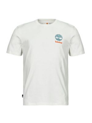 T-shirt a maniche corte Timberland bianco