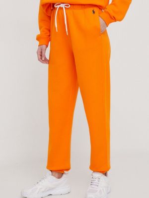 Помаранчеві однотонні спортивні штани Polo Ralph Lauren