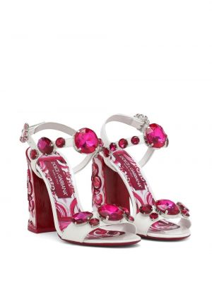 Sandales à fleurs Dolce & Gabbana
