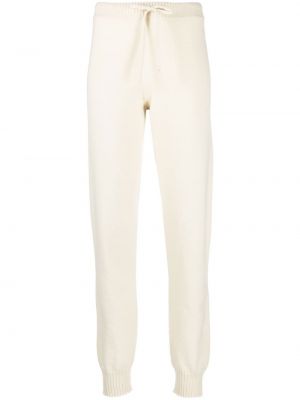 Drumohr drawstring cashmere trousers - Bianco