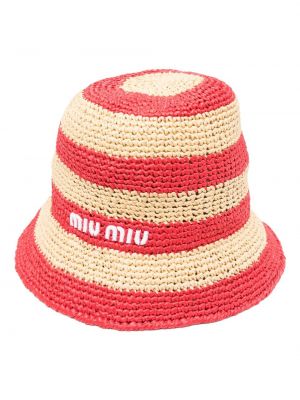 Haftowana czapka Miu Miu