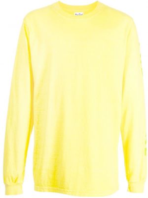 Bavlnené tričko Fred Segal žltá