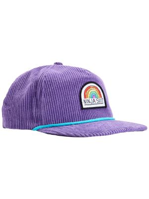 Фиолетовая вельветовая кепка Airblaster
