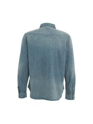 Camicia jeans di cotone Ralph Lauren blu