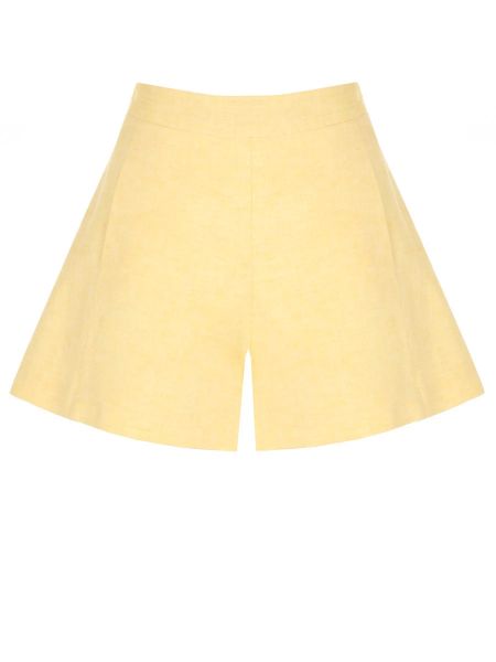 Льняные шорты Forte Dei Marmi Couture желтые