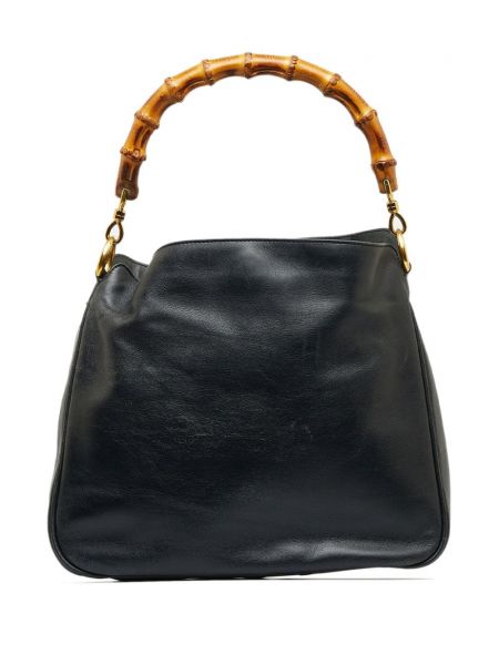 Bambusová taška Gucci Pre-owned čierna
