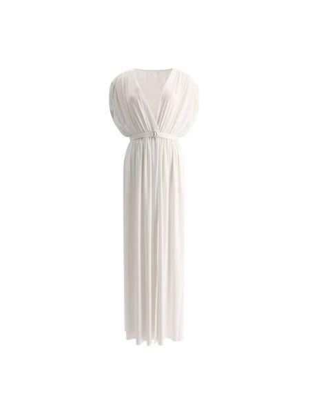Biała sukienka długa Norma Kamali