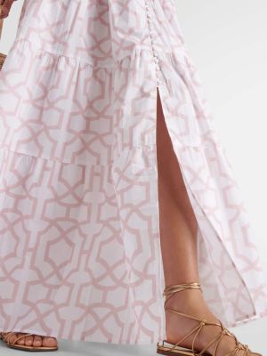 Βαμβακερή μάξι φόρεμα με σχέδιο Alexandra Miro