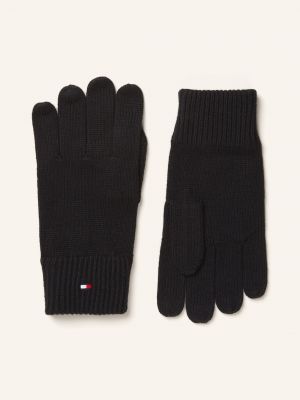 Rękawiczki Tommy Hilfiger czarne