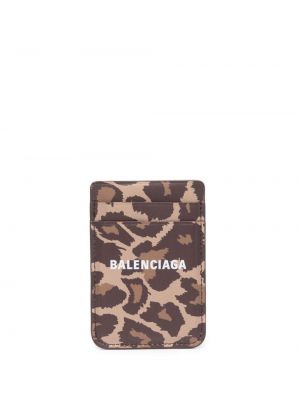 Geldbörse mit print mit leopardenmuster Balenciaga