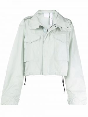 Укороченная куртка на шпильке Reebok X Victoria Beckham, зеленый