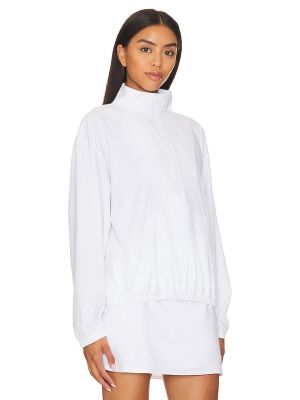 Jersey con cremallera de tela jersey Beyond Yoga blanco