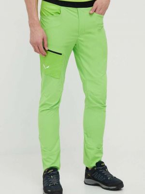Pantaloni Salewa verde