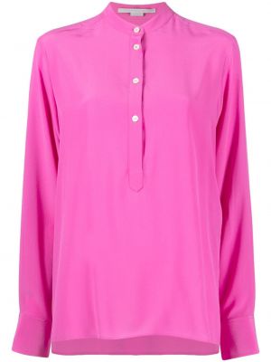 Копринена блуза Stella Mccartney розово