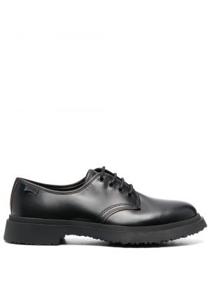Pantofi cu șireturi din piele din dantelă Camper negru