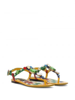 Sandales Dolce & Gabbana jaune