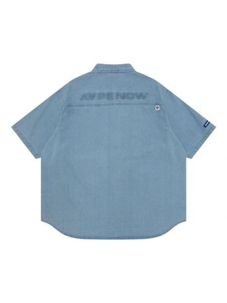Džinsiniai marškiniai Aape By *a Bathing Ape® mėlyna
