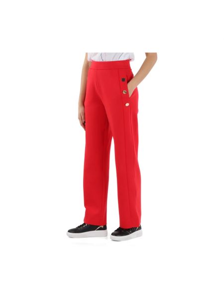 Spodnie sportowe Emporio Armani czerwone