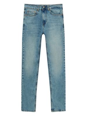 Blugi skinny Pull&bear albastru