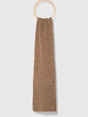 Однотонний вовняний шарф Granadilla коричневий