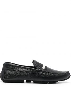 Stripet loafers Bally svart