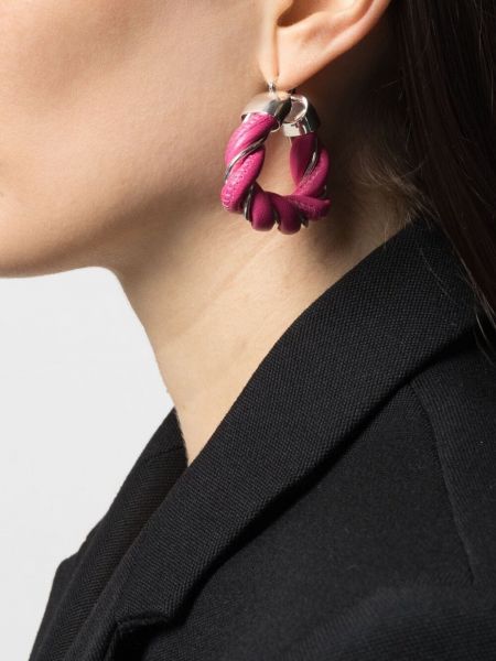 Boucles d'oreilles Bottega Veneta rose