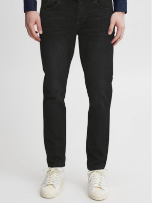 Priliehavé džínsy s rovným strihom Casual Friday čierna